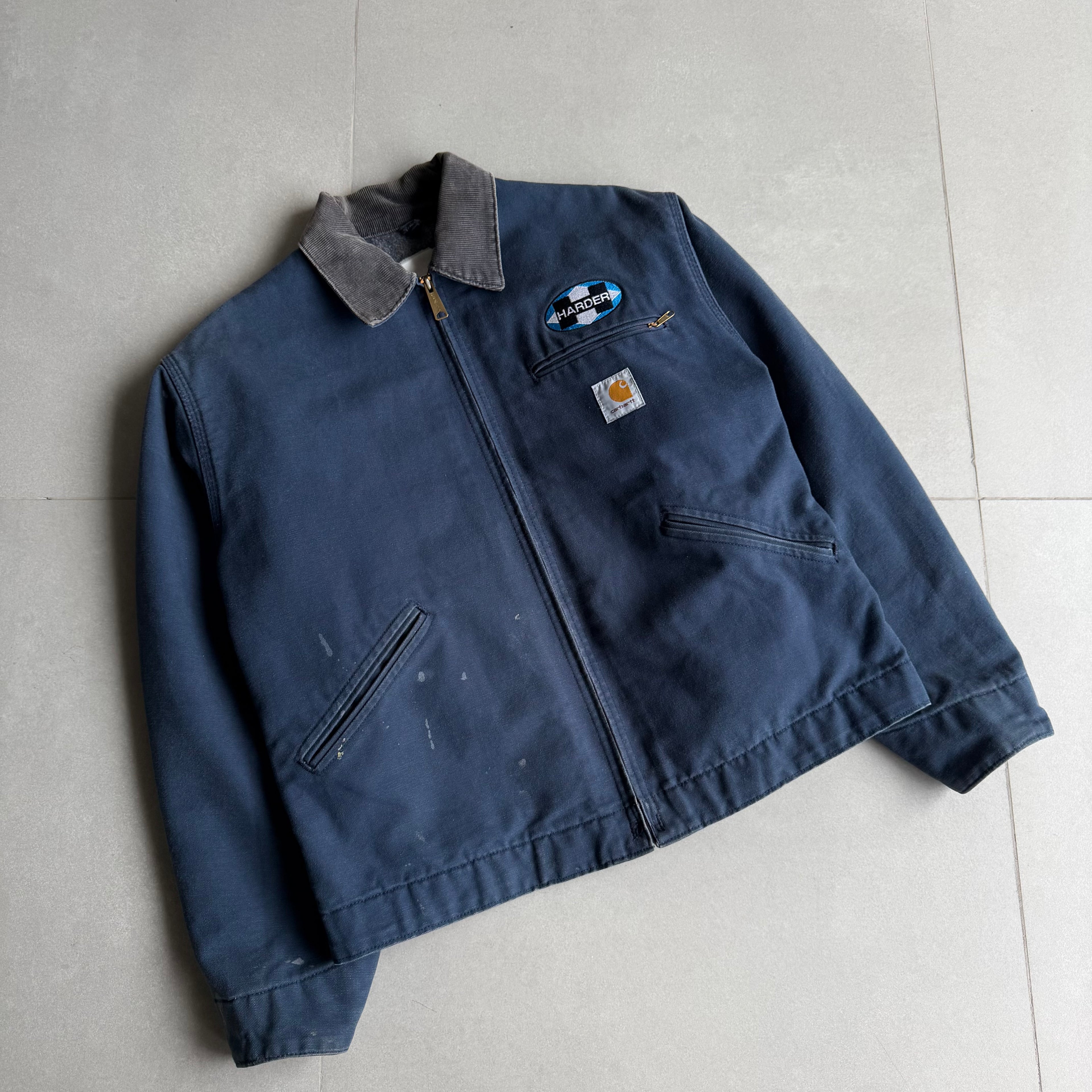1990s Vintage Carhartt Detroit Jacket Navy “Harder”