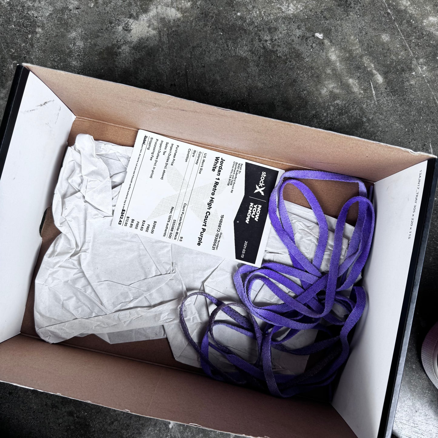 Jordan 1 Retro High Court Purple