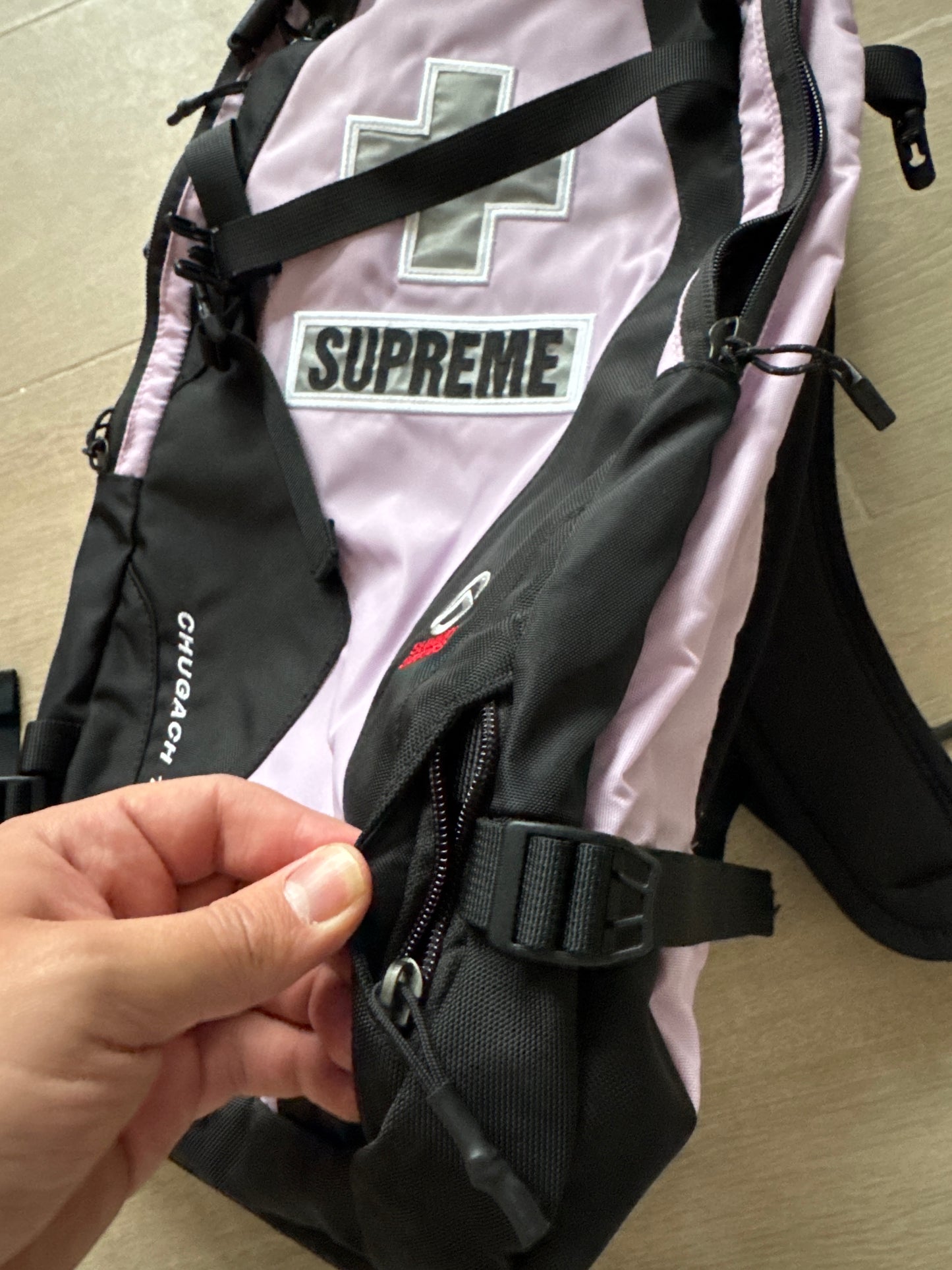 Supreme x The North Face Summit Series Rescue Chugach Violet Light 16 Backpack