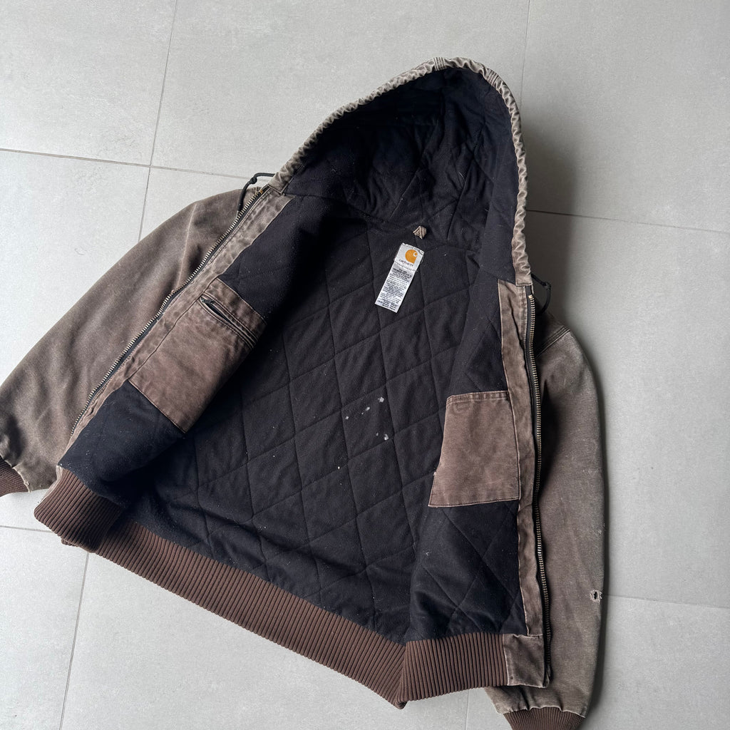2004 Carhartt Hooded Work Jacket “Brown”