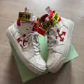 Off-White Industrial Belt Hi Top Sneaker White/Red
