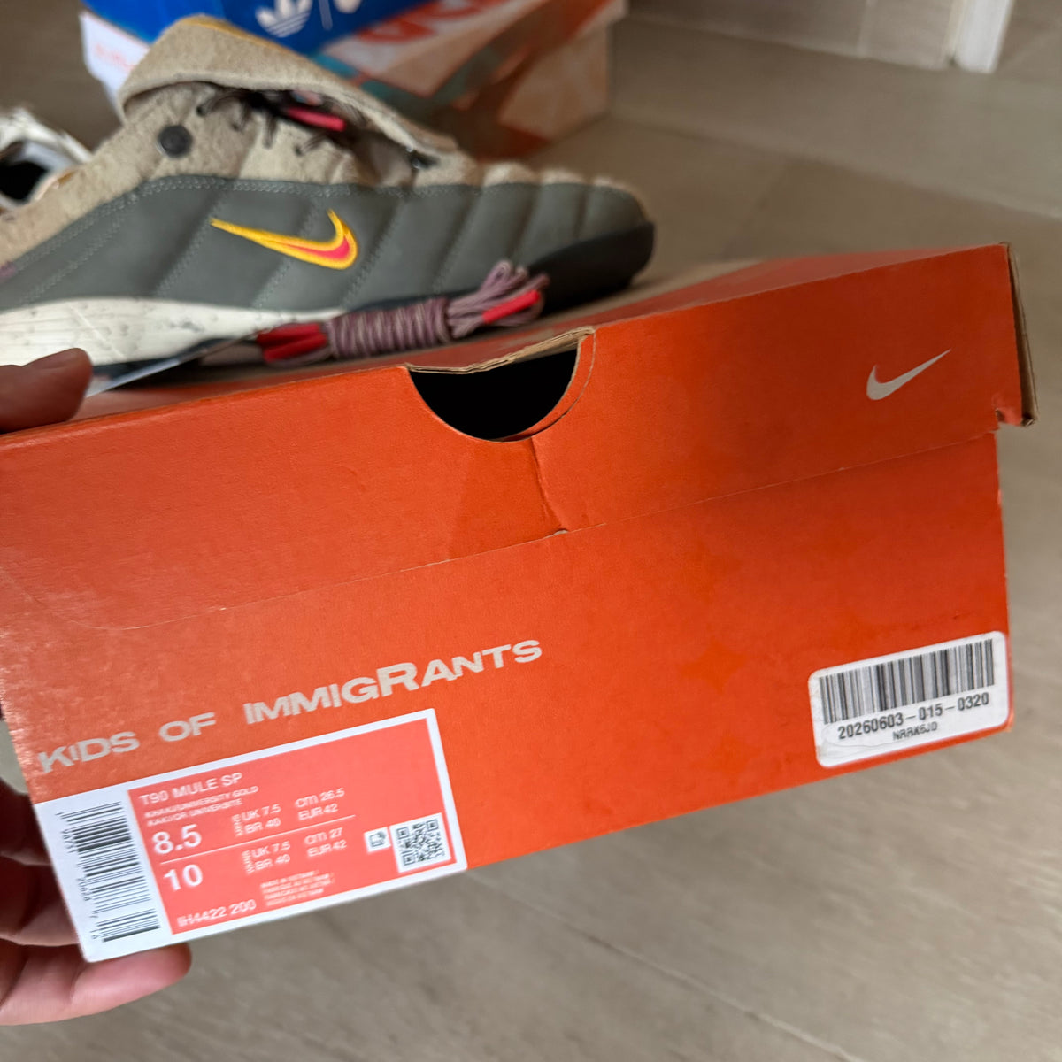 Nike x Kids Of Immigrants Total 90 Mule Khaki (8.5US)