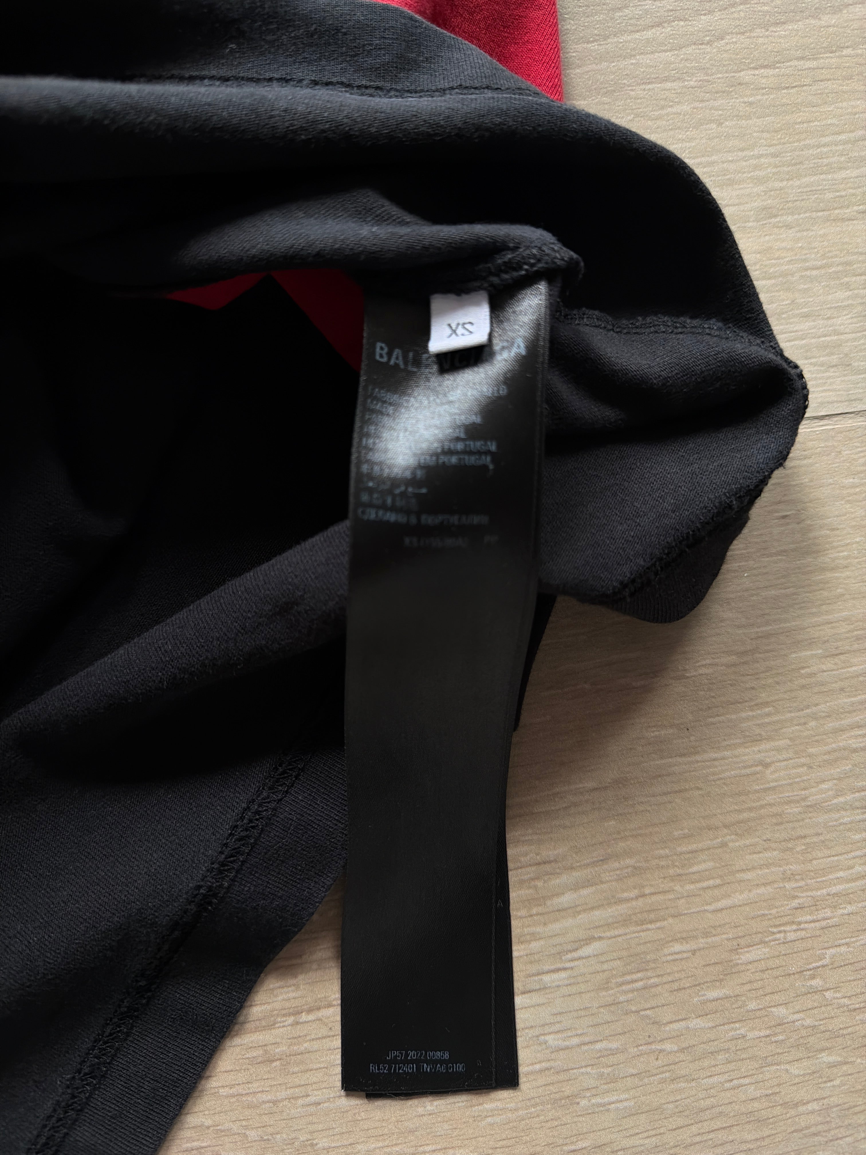 Balenciaga x Adidas Medium Fit Tee Black