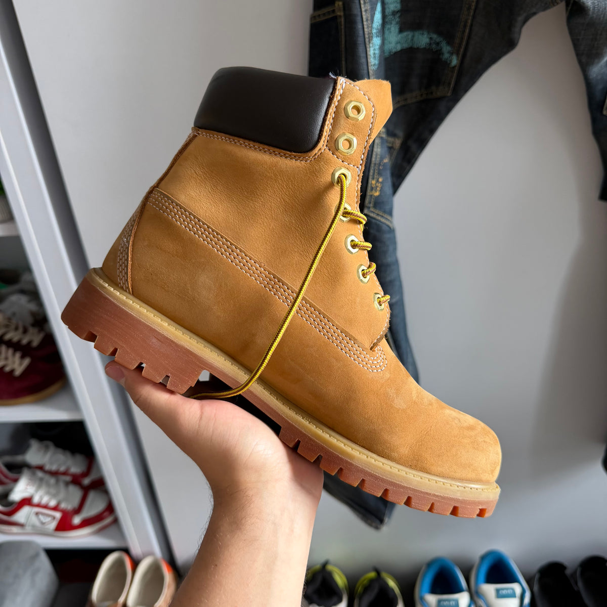 Timberland 6” Premium Waterproof Boots Wheat (8US)