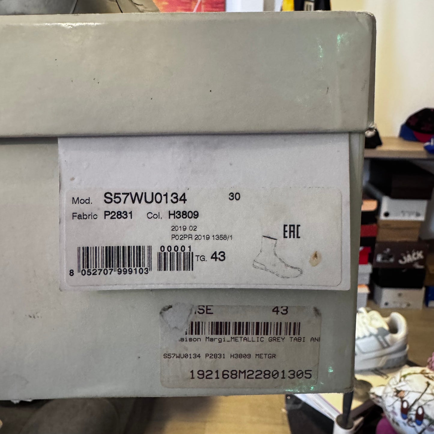 Maison Margiela Metallic Grey Tabi