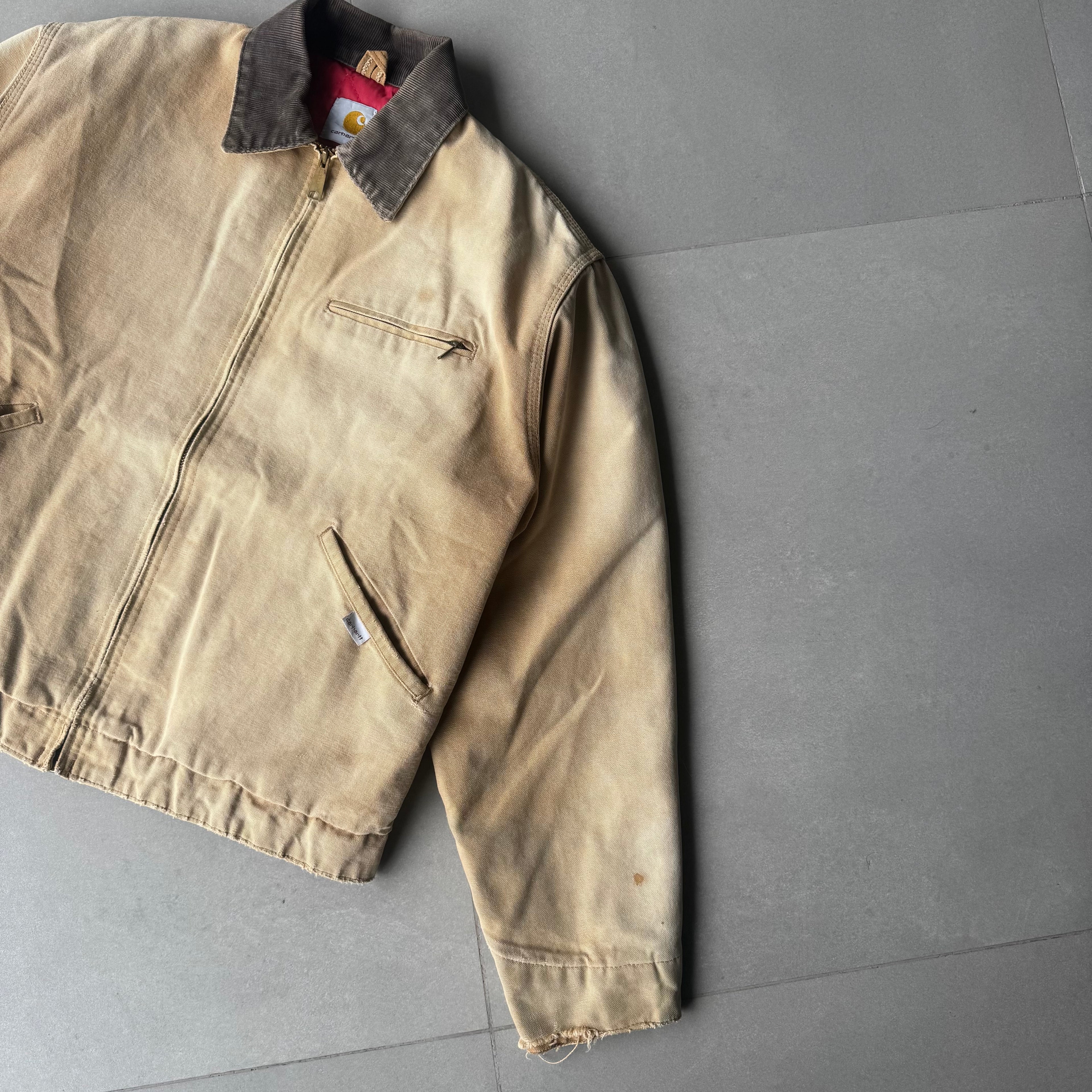 1980s Vintage Carhartt Detroit Jacket “Tan Fade”
