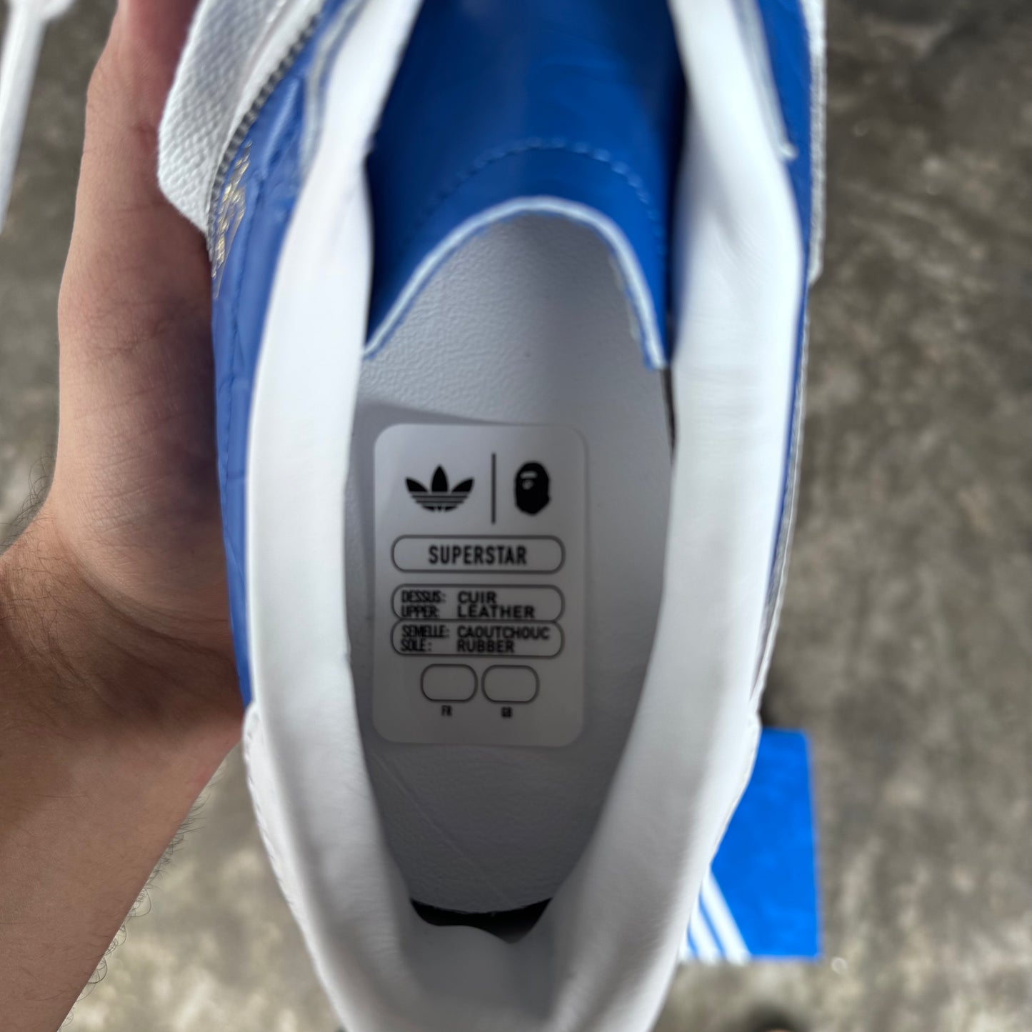 Adidas x Bape Superstar Vintage Sneakers