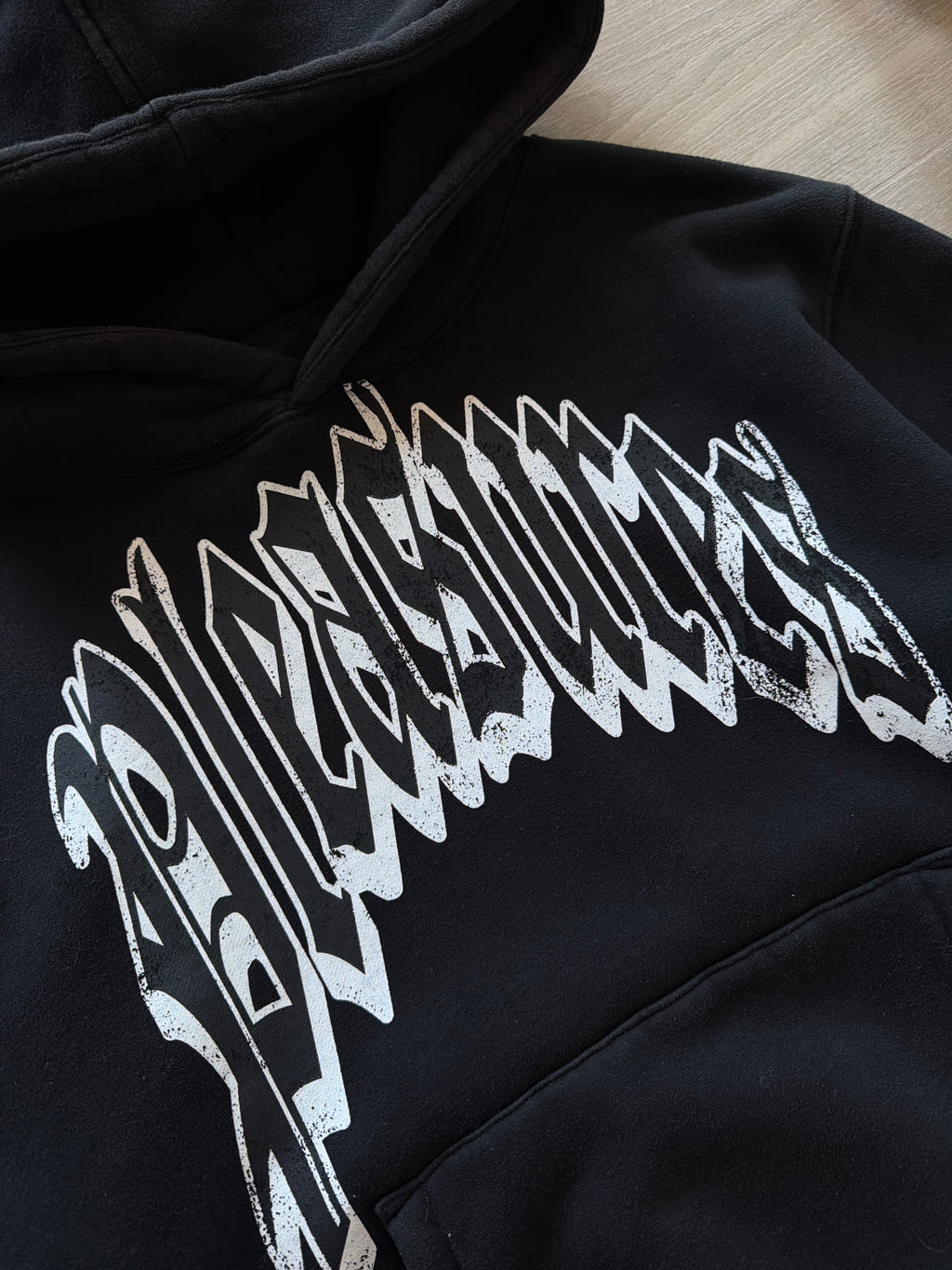 Pleasures Twitch Zip Hoodie Black