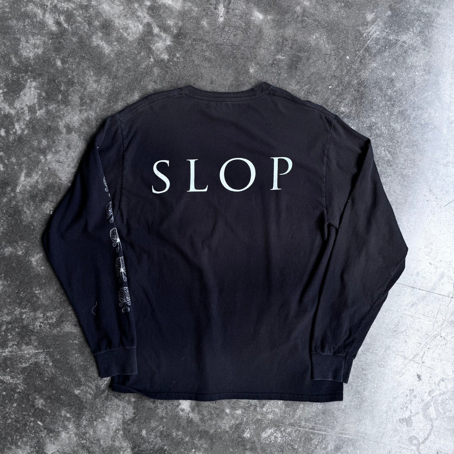 2000s Smut “Slop” Black Longsleeve