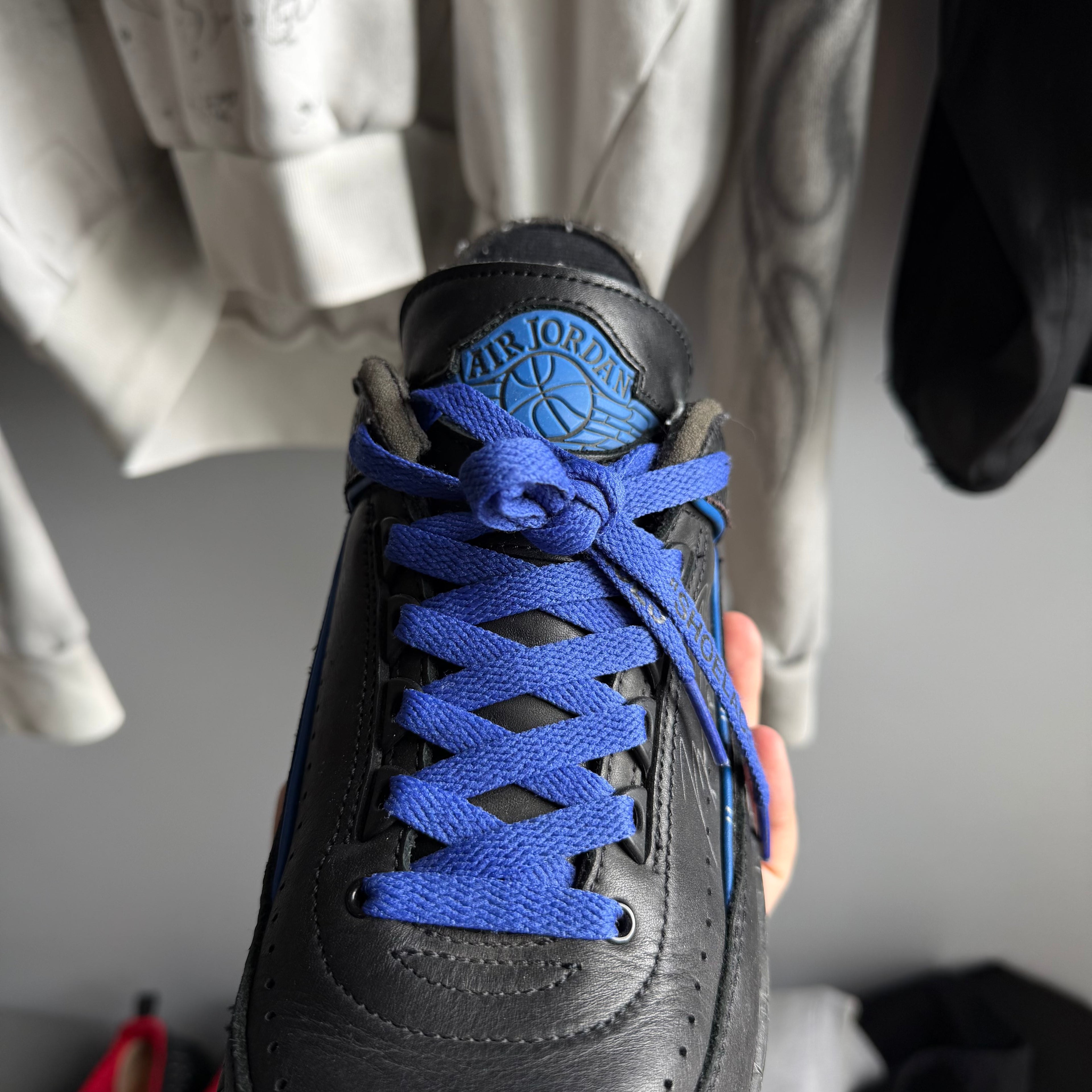 Jordan 2 Retro Low SP Off-White Black/Blue