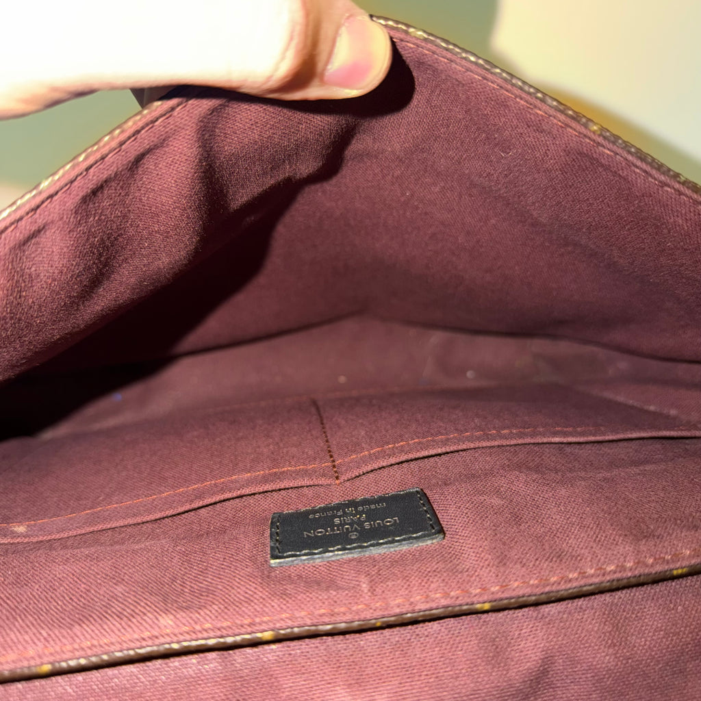 Louis Vuitton District Messenger Bag PM Brown Macassar Monogram Canvas