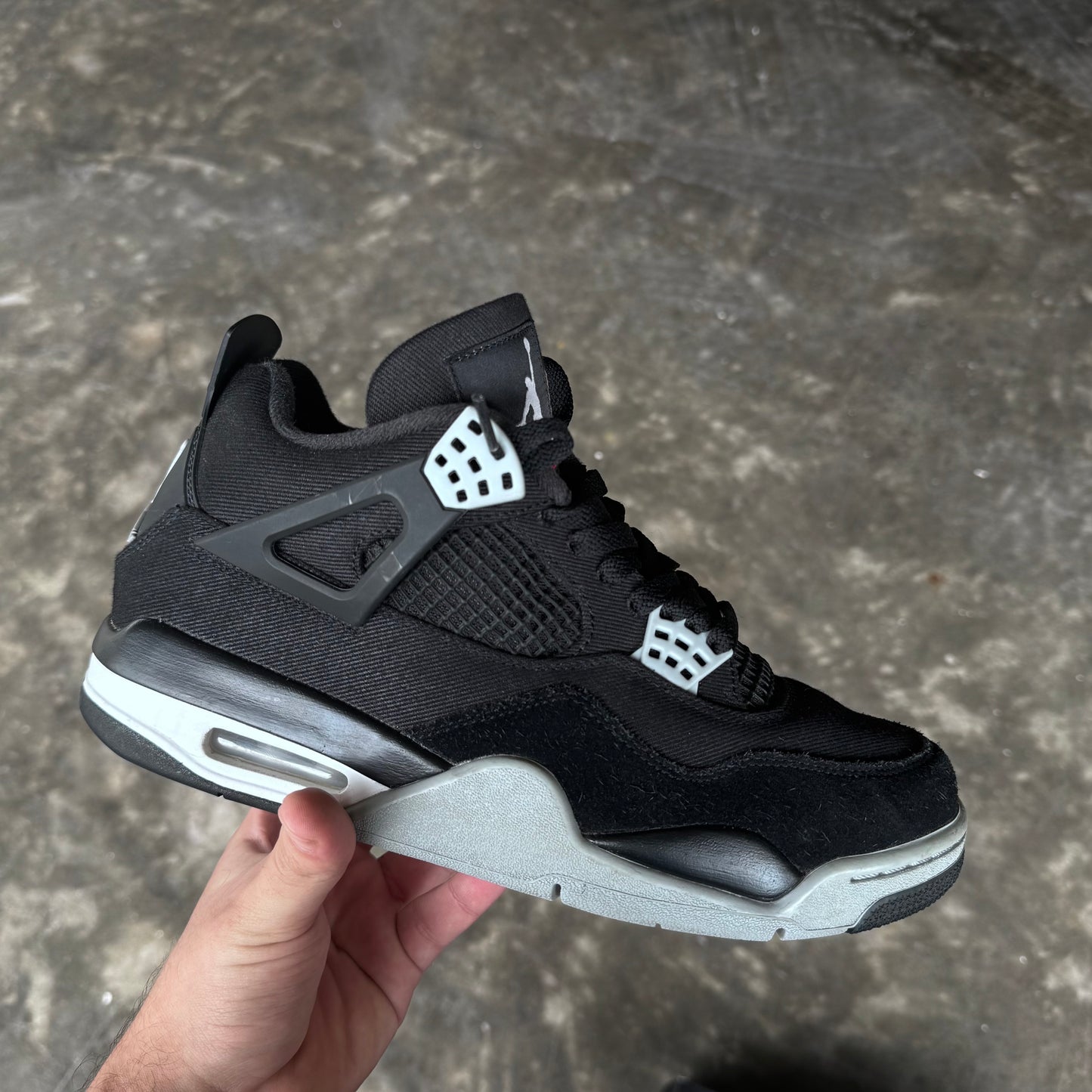 Jordan 4 Retro SE Black Canvas