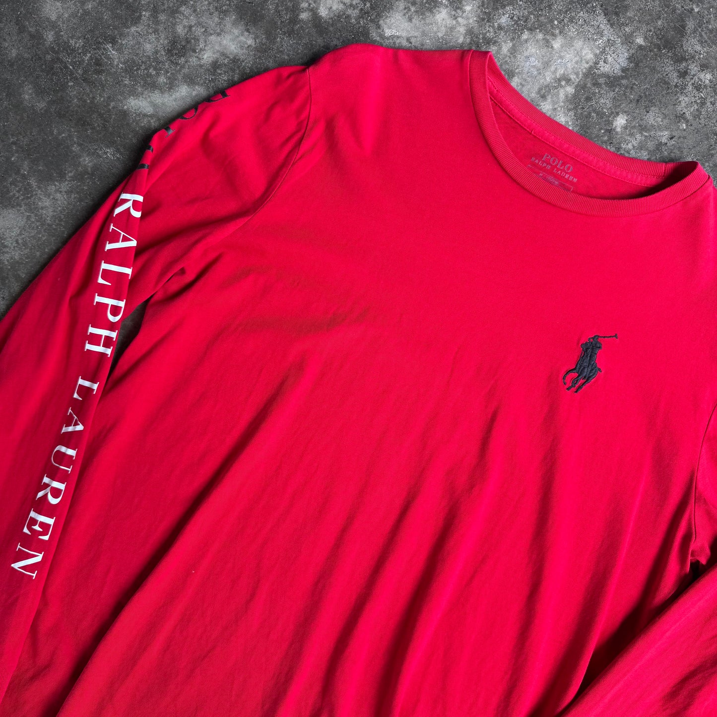 Polo Ralph Lauren Logo Ls Red