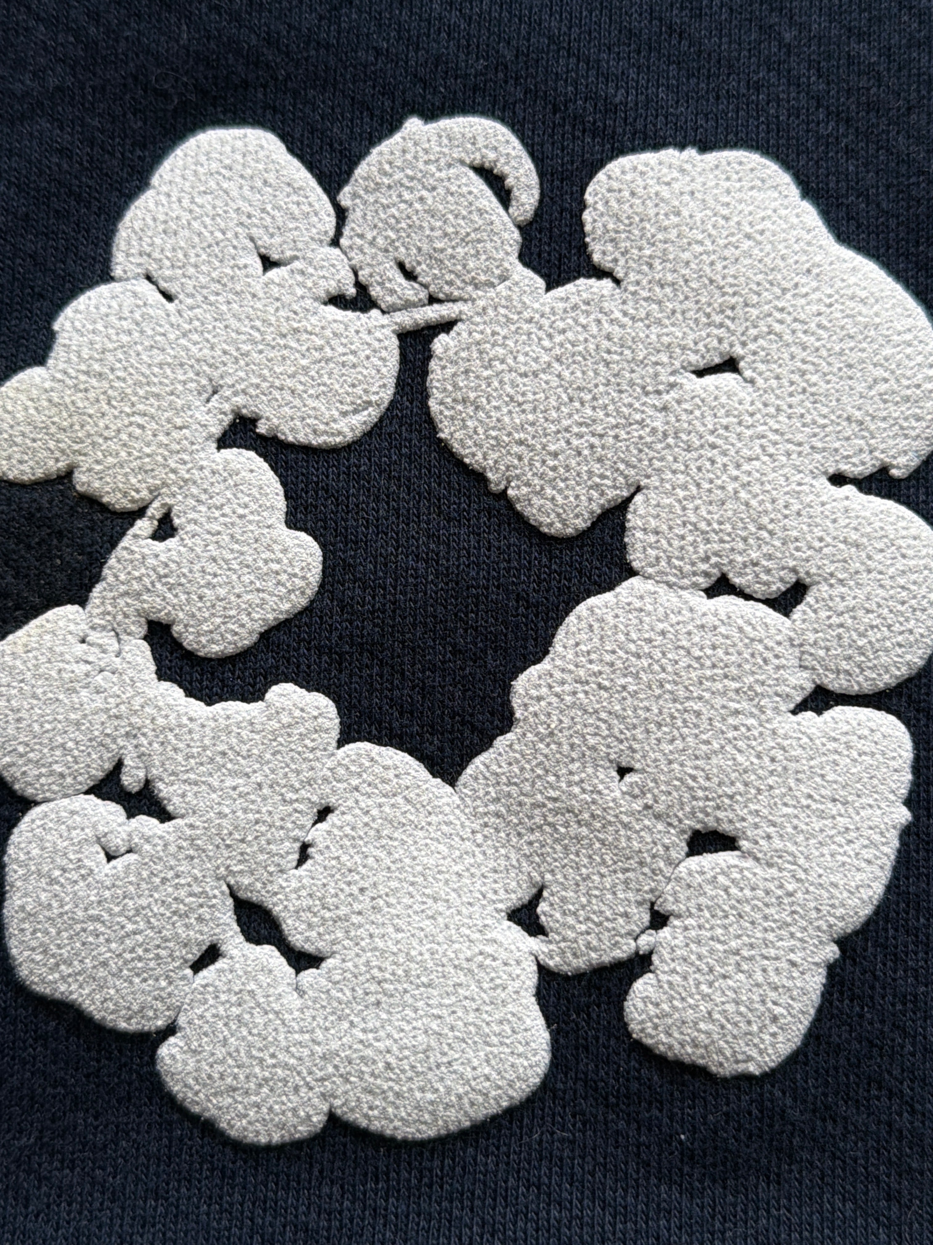 Denim Tears Cotton Wreath Sweatshirt Navy