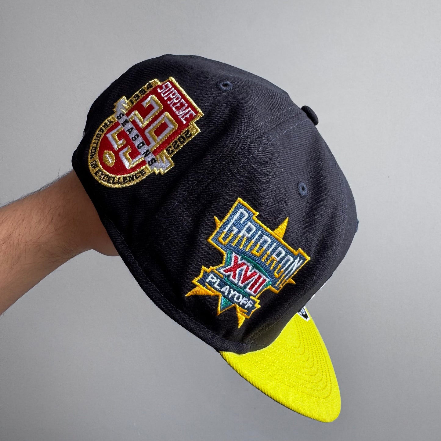 Supreme Championships Box Logo New Era “Navy”