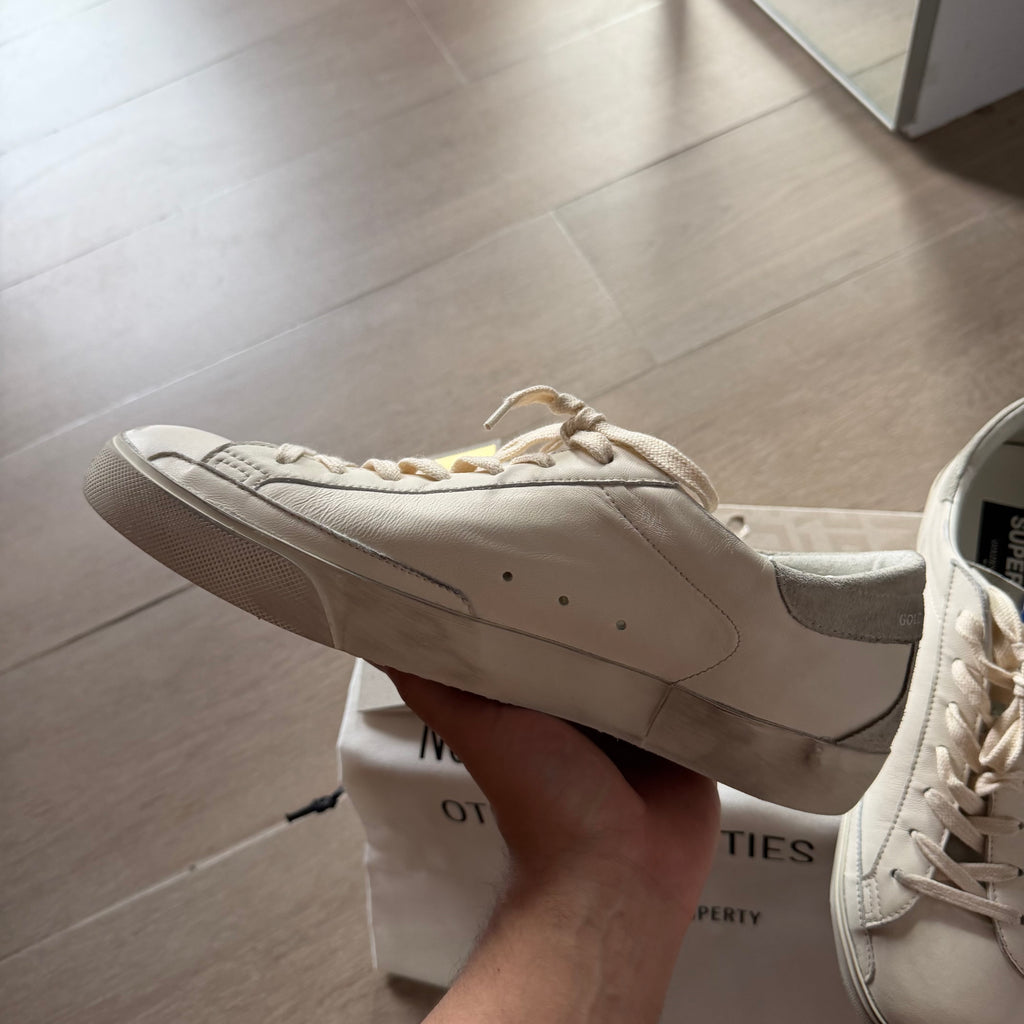 SS25 Golden Goose Superstar White/Grey (44EU)