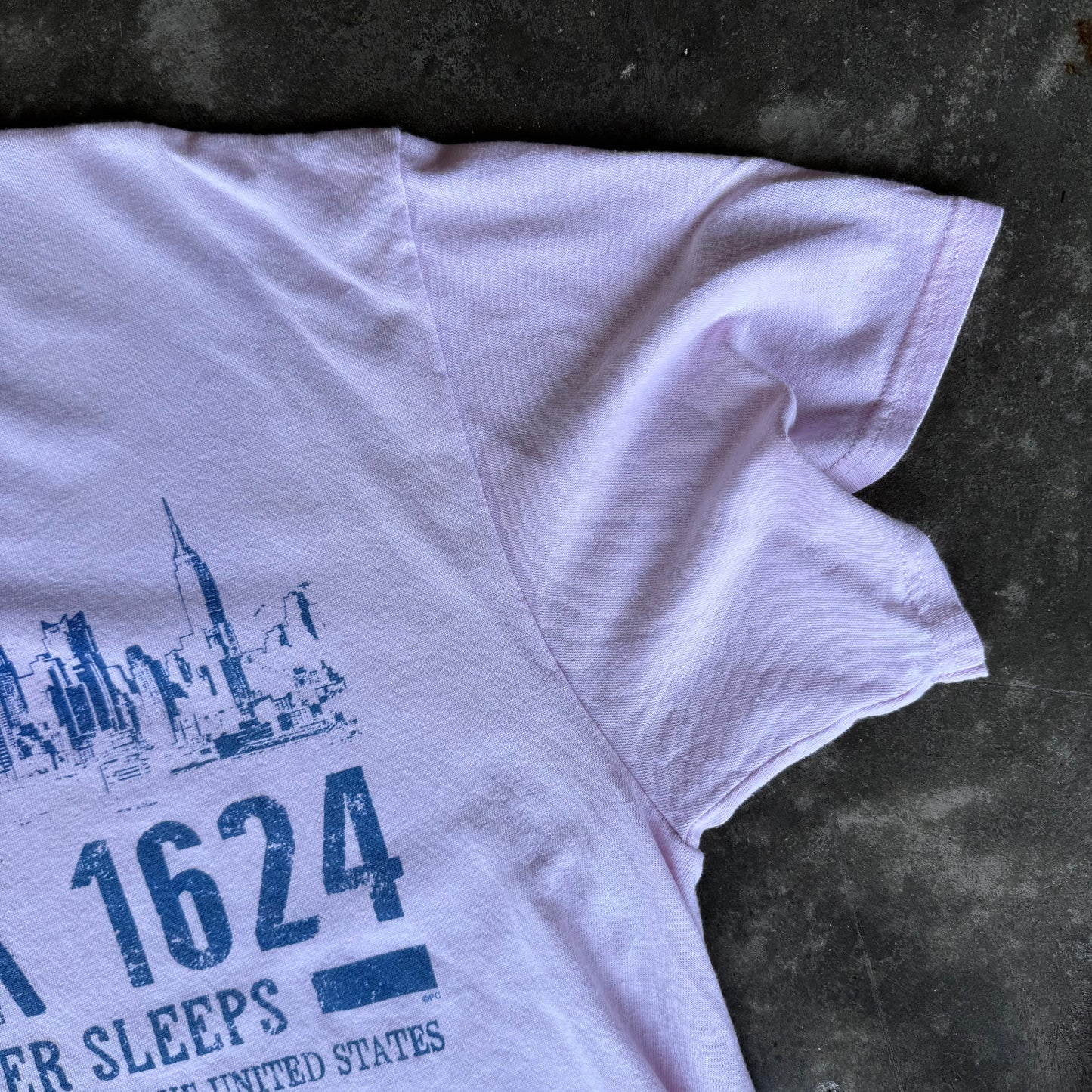 Vintage 90s New York 1624 Pink Tee