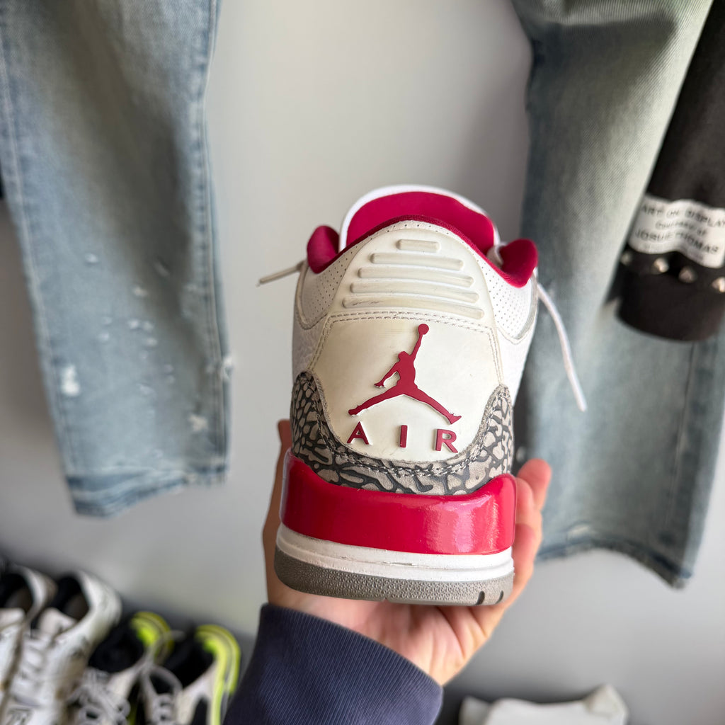 Jordan 3 Retro Cardinal Red (10US)