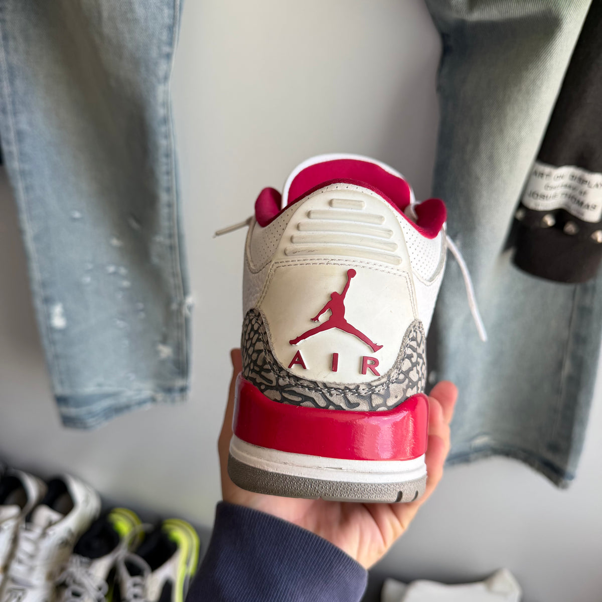 Jordan 3 Retro Cardinal Red (10US)
