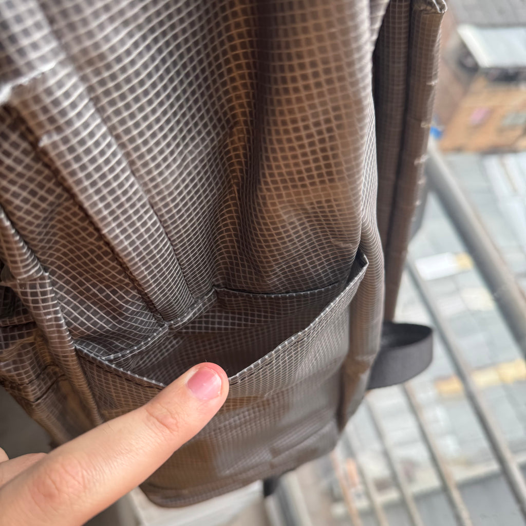 2020 Off-White Arrow PVC Backpack Black/White