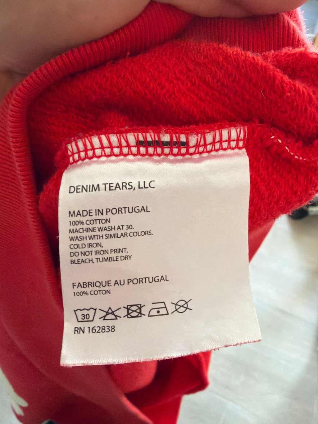 Denim Tears Cotton Wreath Sweatshirt Red (M)