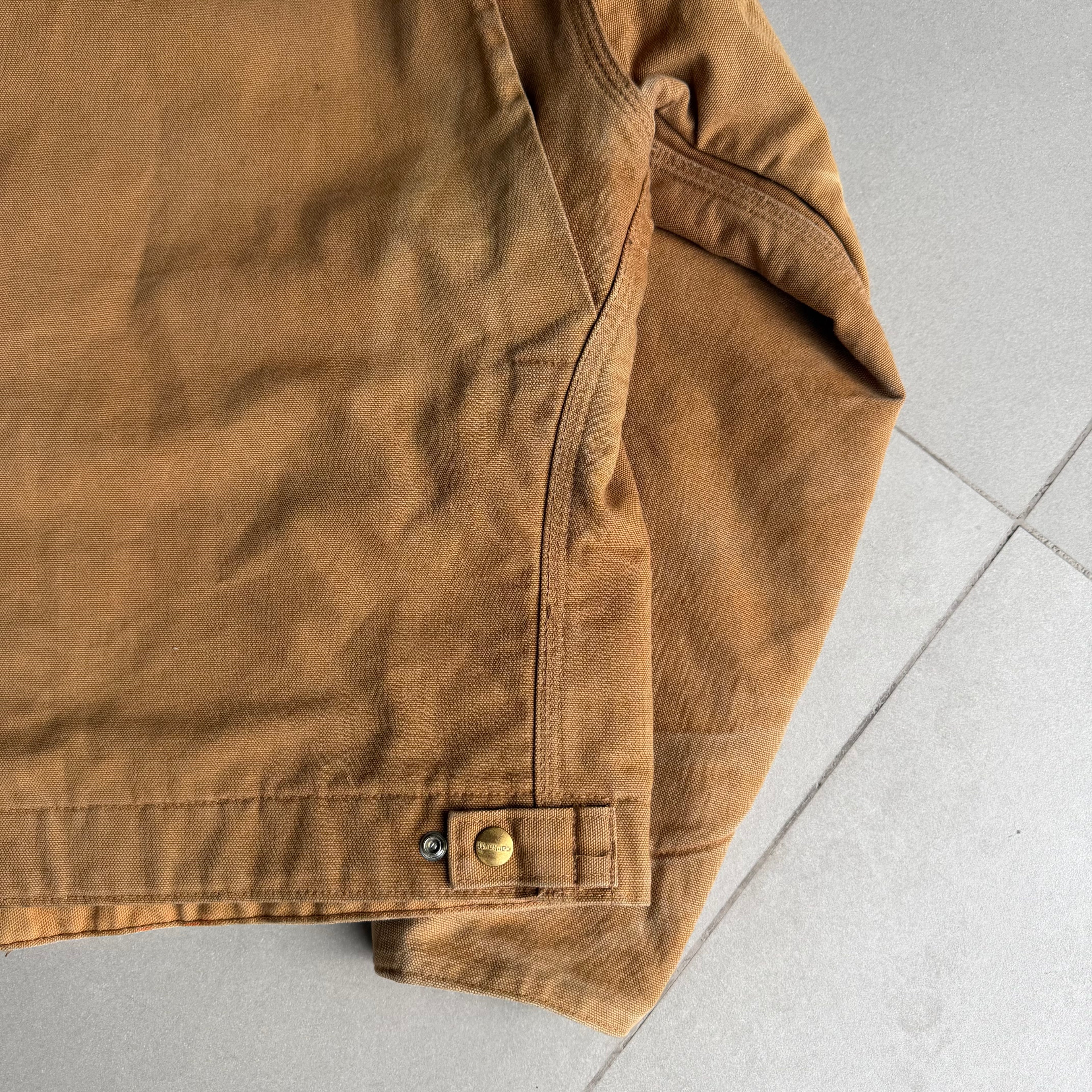 1990s Vintage Carhartt Detroit Jacket Tan “Sellen”