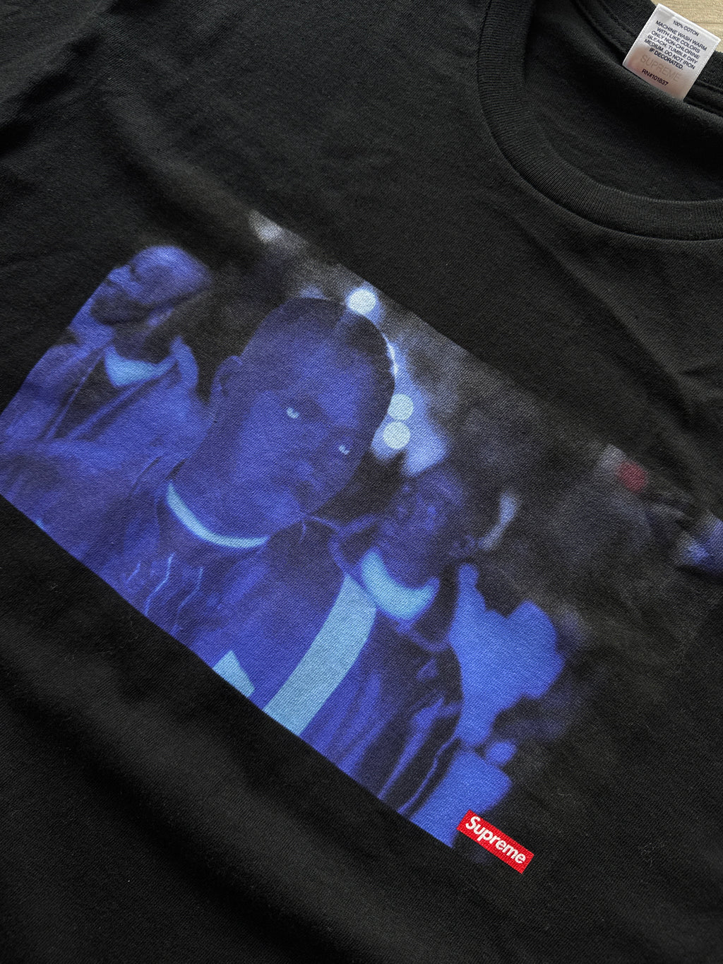 FW21 Supreme America Eats Its Young Tee Black
