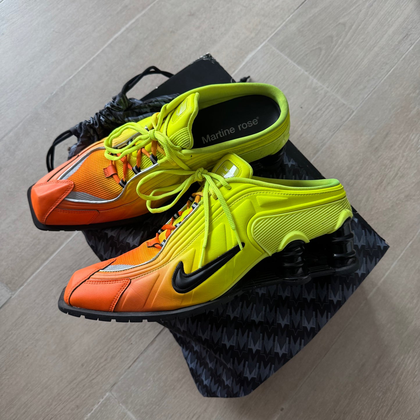 Nike Shox MR4 Mule Martine Rose Orange