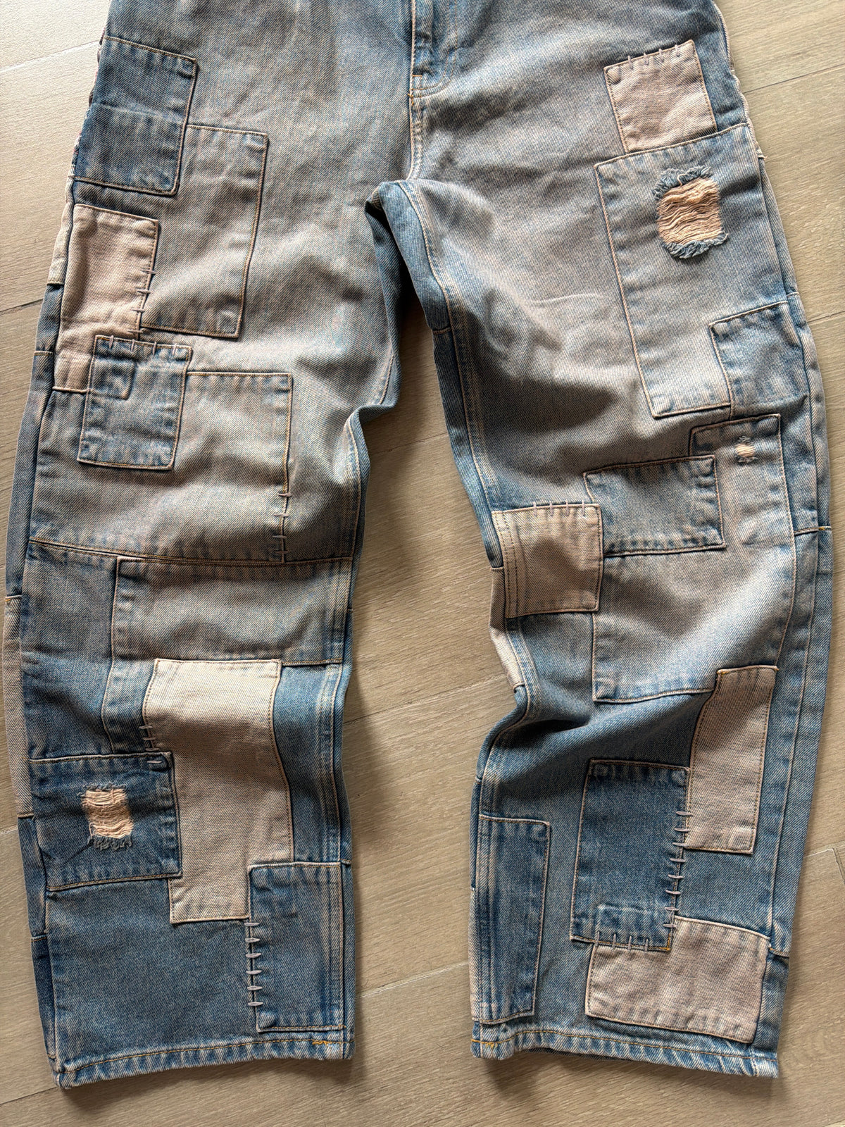 Derschutze Blossom Patchwork Washed Denim (31w)