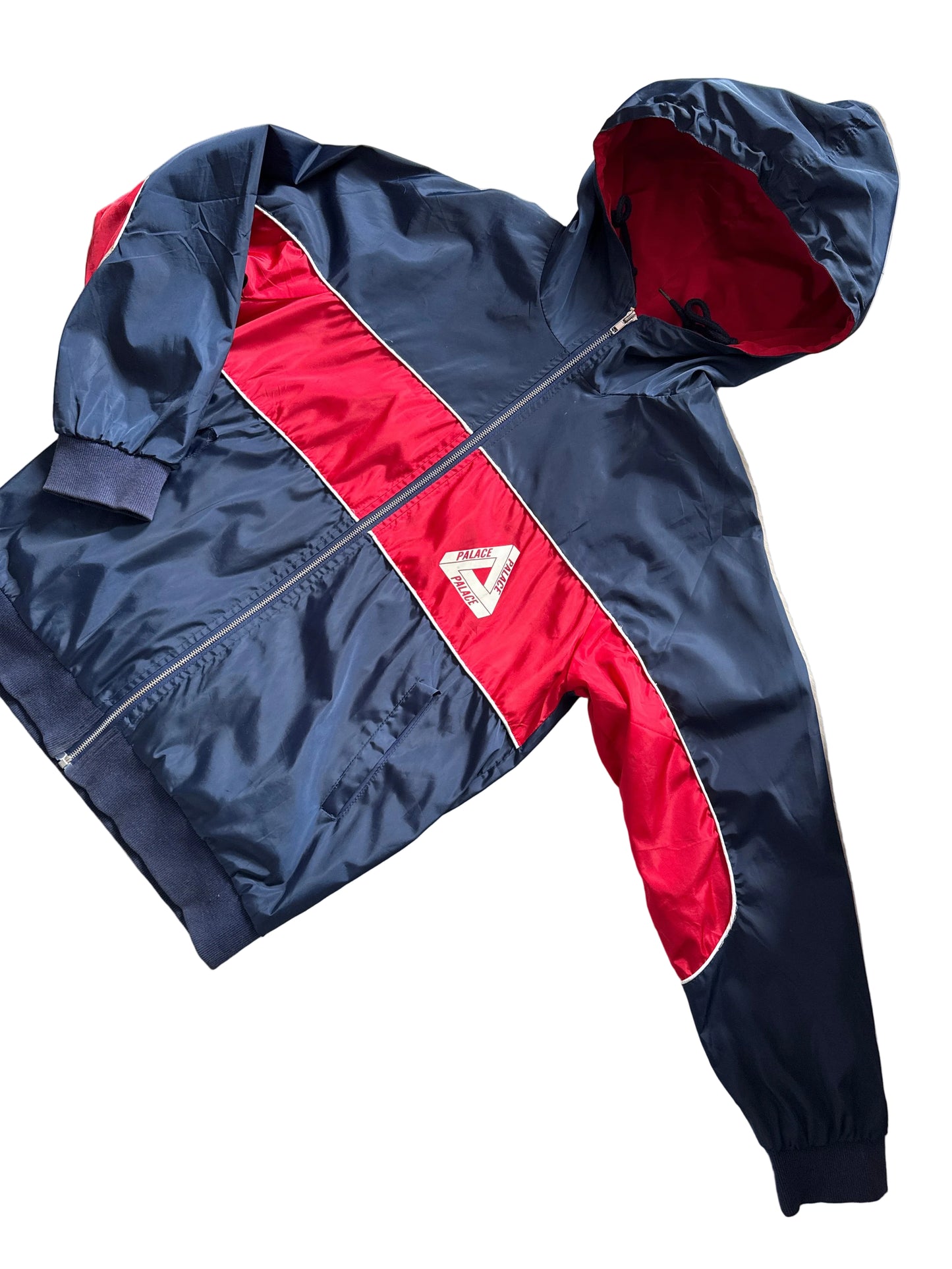 SS2017 Palace 2 Tone Hood Jacket Navy/Red