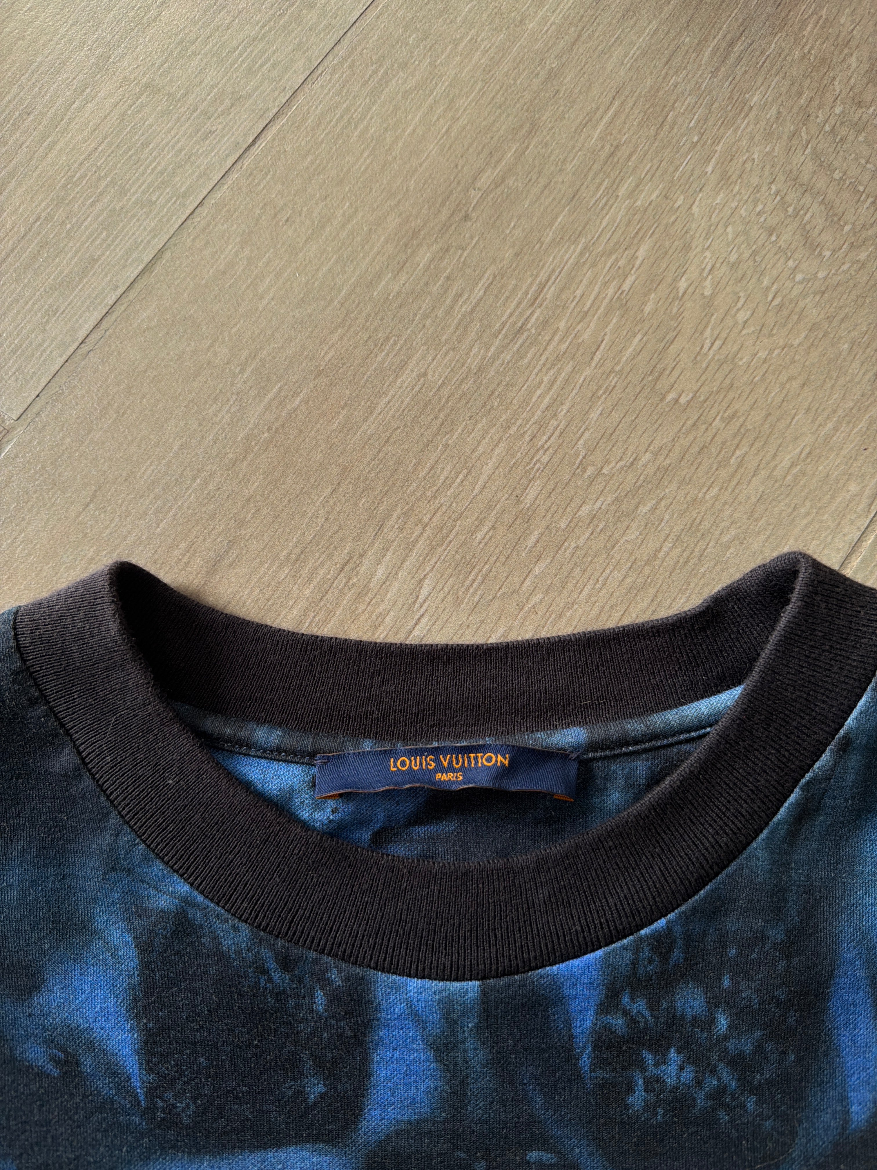 Louis Vuitton Digital Print Tee Blue