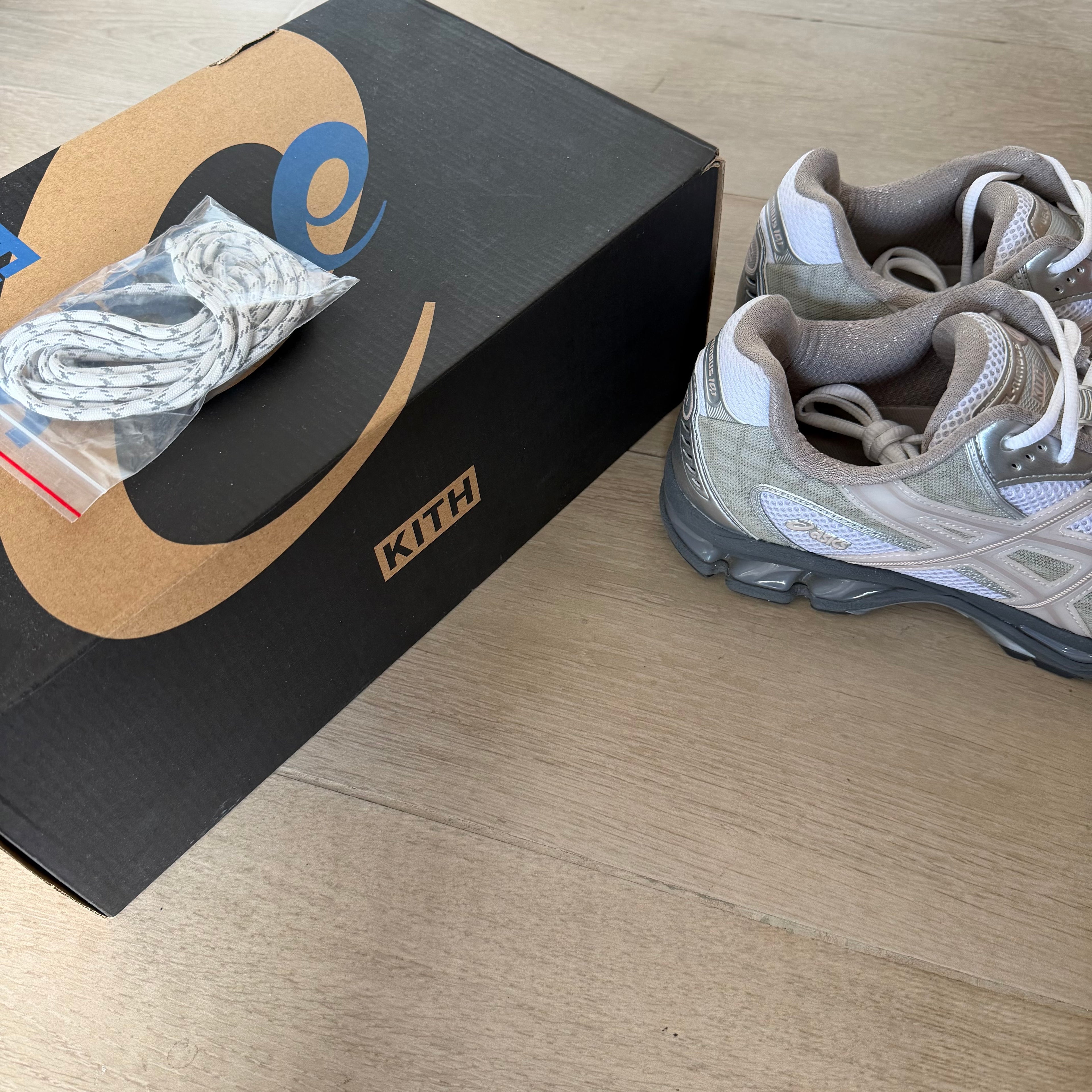 Asics x Kith Gel-Nimbus 10.1 White Morganite