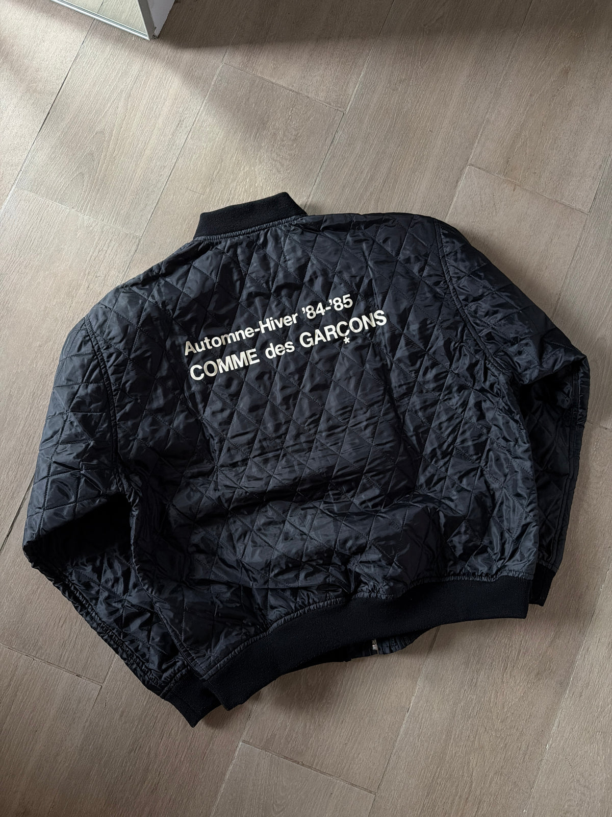 Comme Des Garçons CDG AH/84-85 Staff Quilted Bomber Jacket (M)