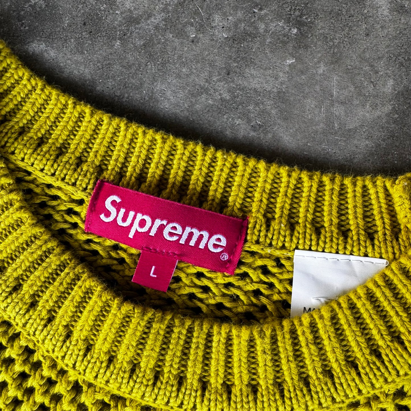 Supreme Open Knit Small Box Sweater