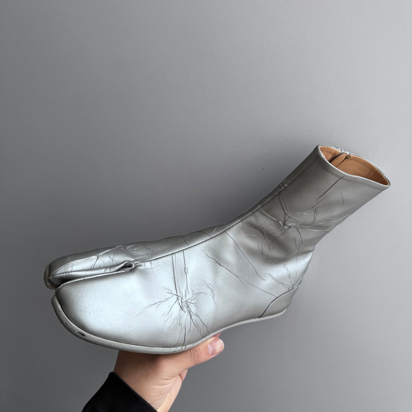 Maison Margiela Metallic Grey Tabi