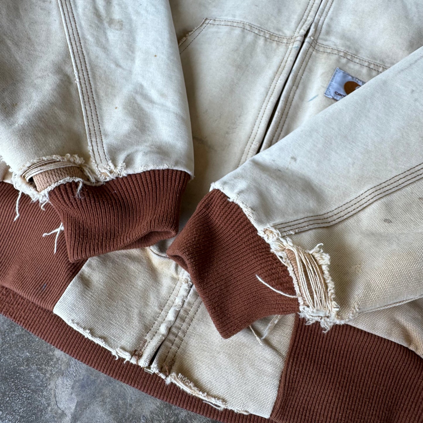 1990s Vintage Carhartt Trashy/Tan Work Jacket