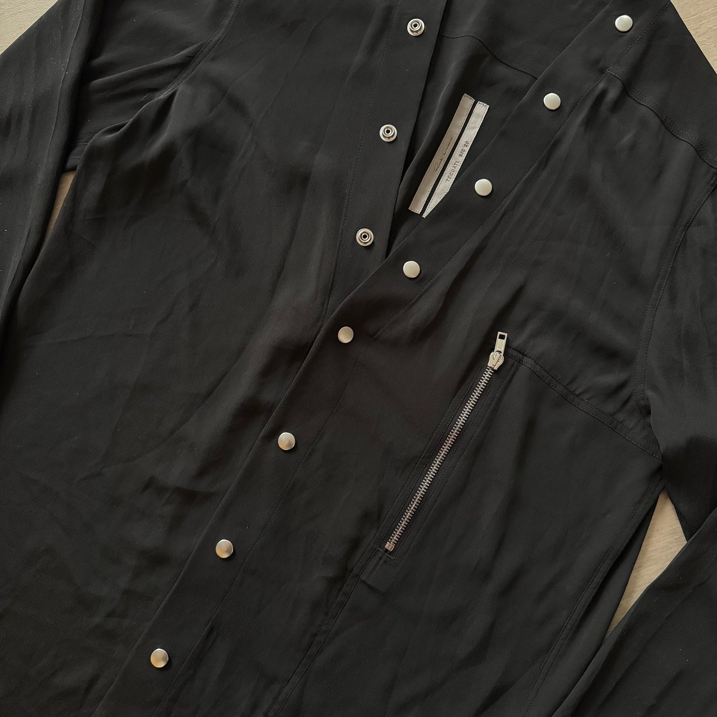 Rick Owens Mainline SS20 “TECUATL” Semi-Sheer Larry Shirt