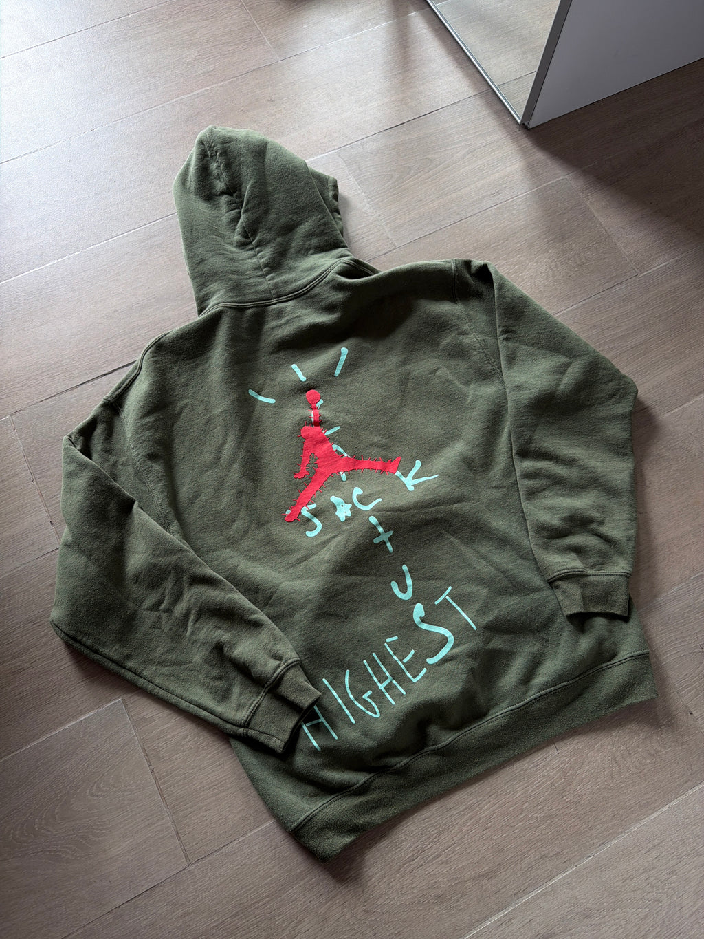 Travis Scott x Nike Air Cactus Jack Highest Hoodie Olive Green
