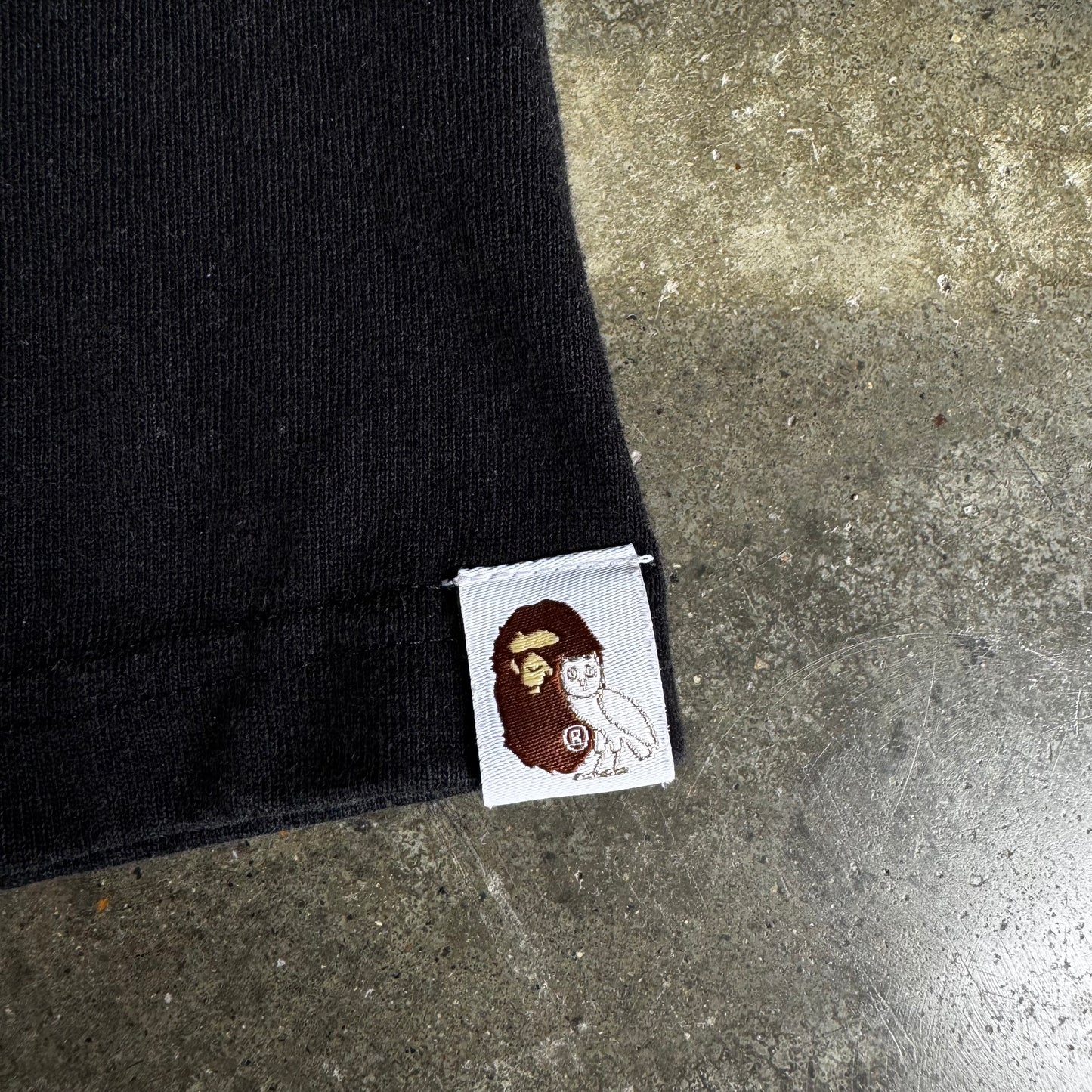 A Bathing Ape x OVO Drake Card Tee Black