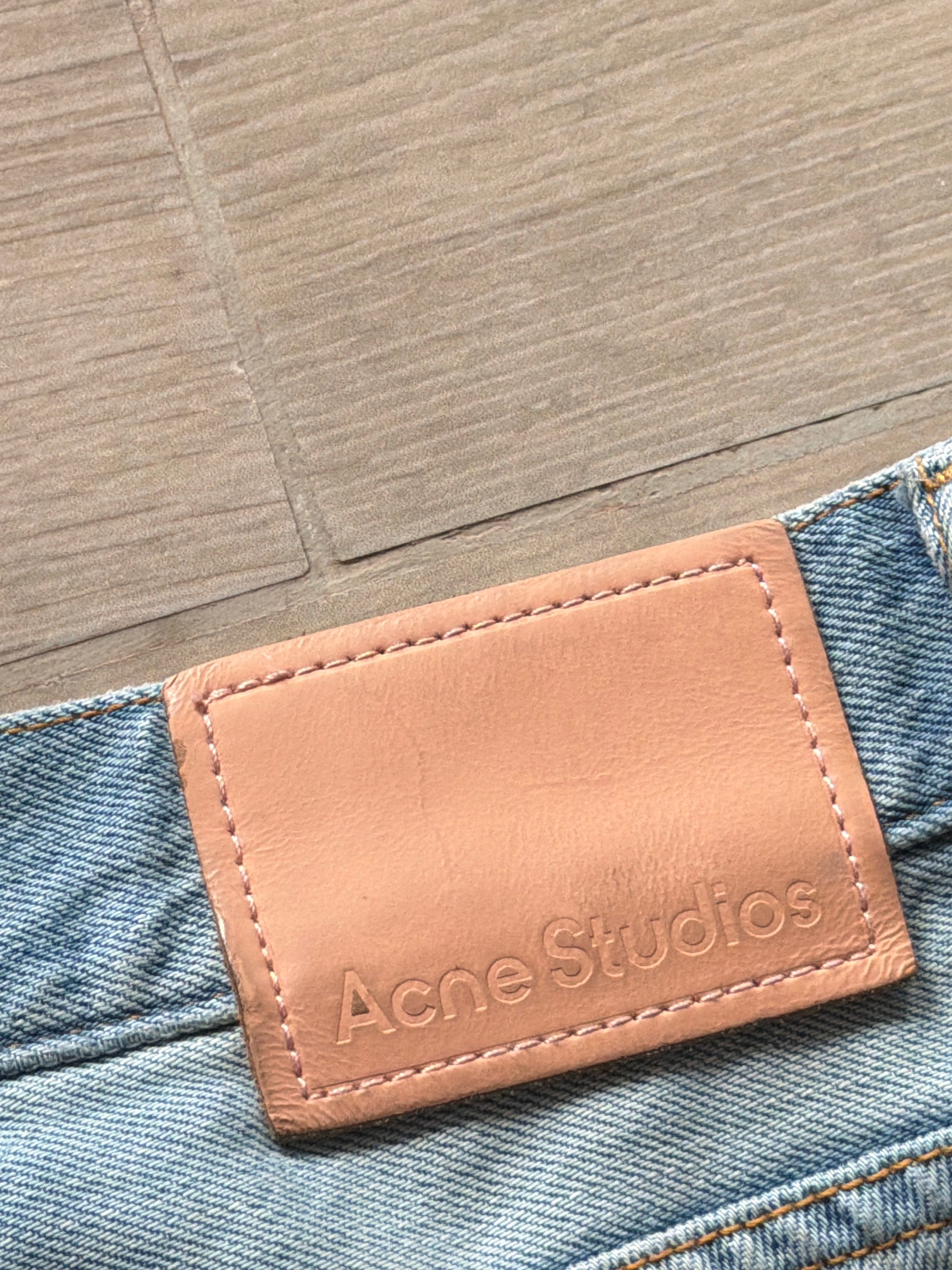Acne Studios Wide Leg Painter Jeans “Blue”