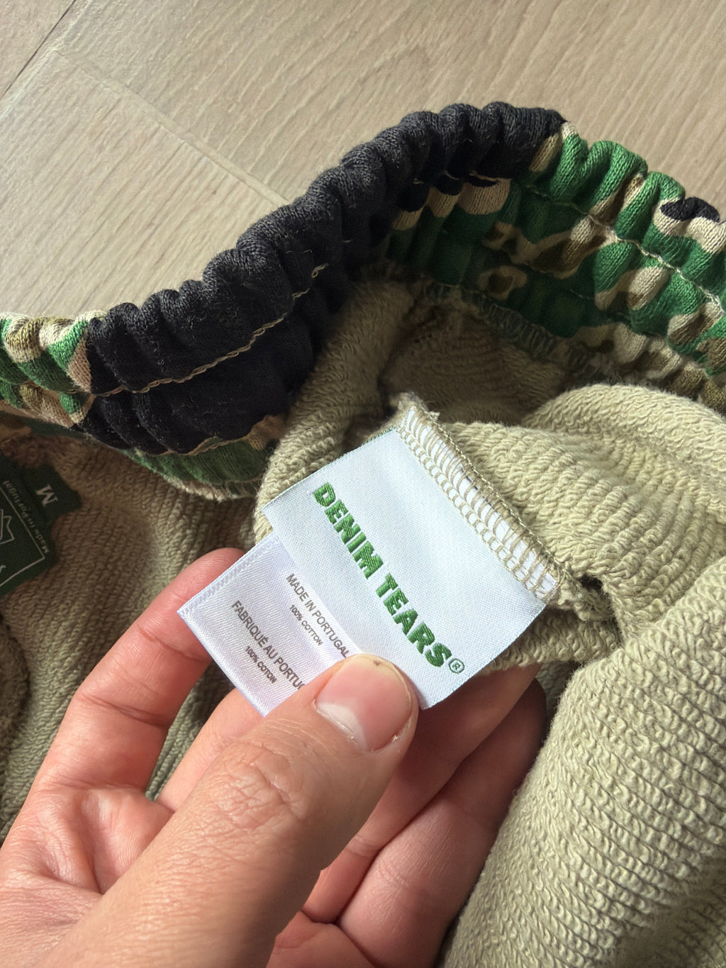 Denim Tears The Cotton Wreath Sweatpants Green Camo (M)