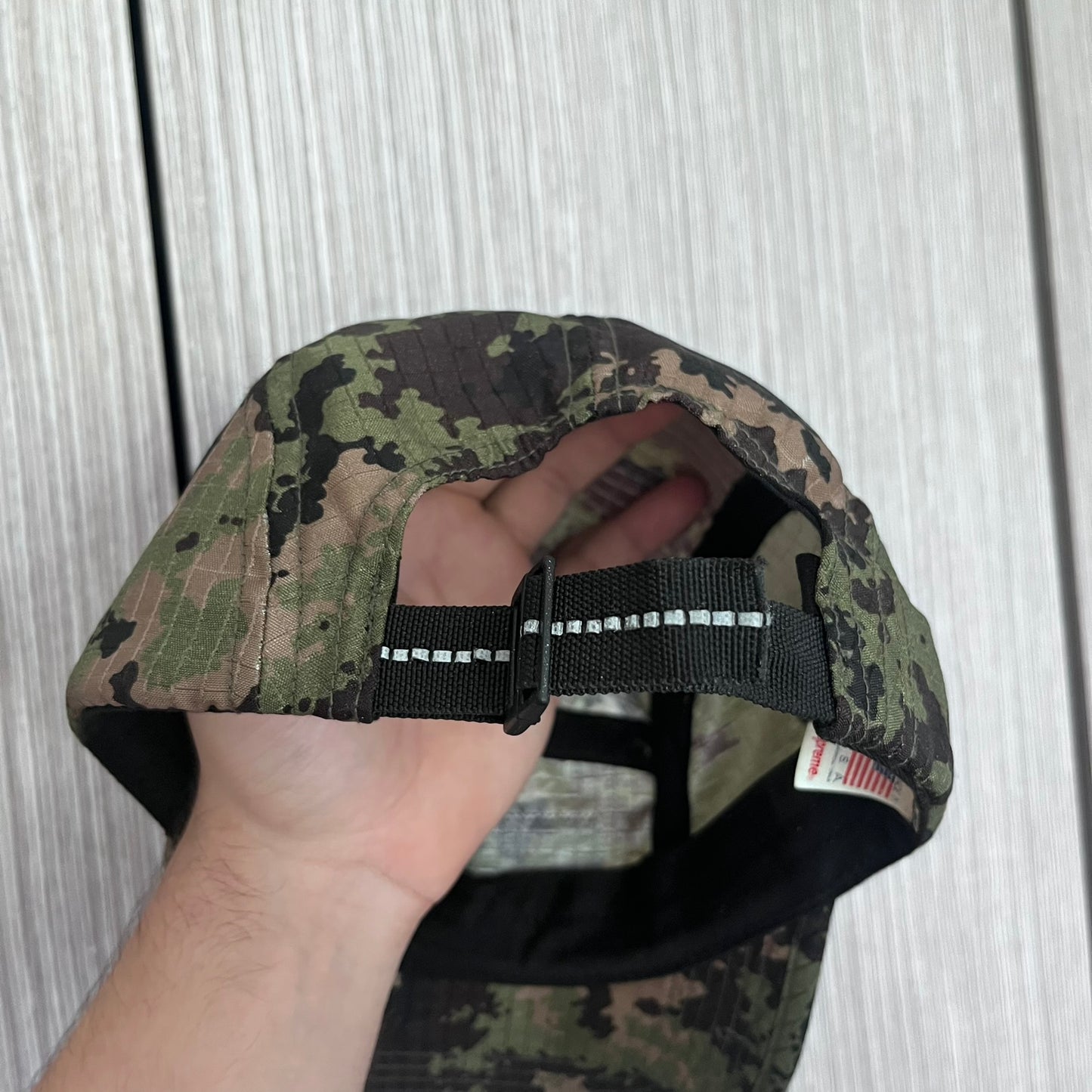 Supreme Ripstop Camo Woodland Camp Cap