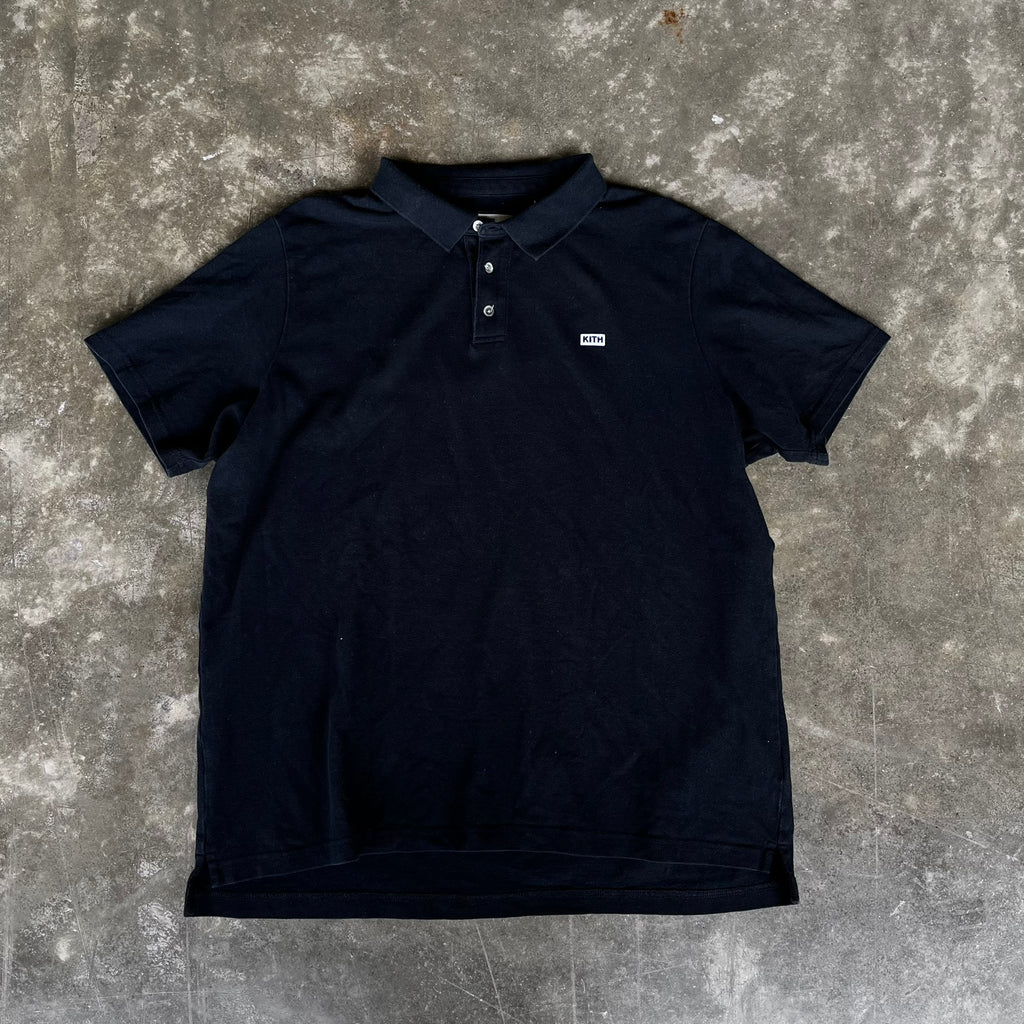 Kith Taylen Pique Logo Knit Polo
