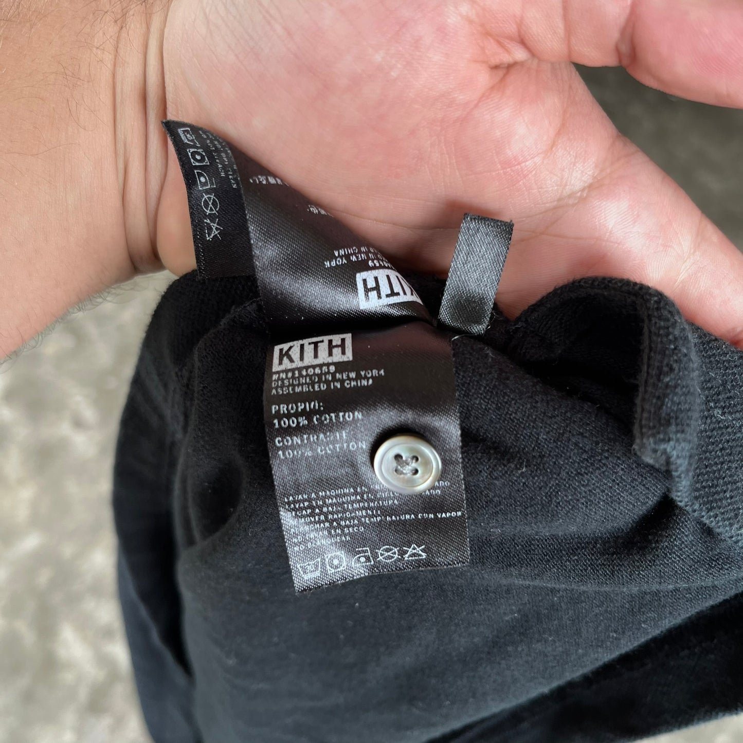 Kith Taylen Pique Logo Knit Polo