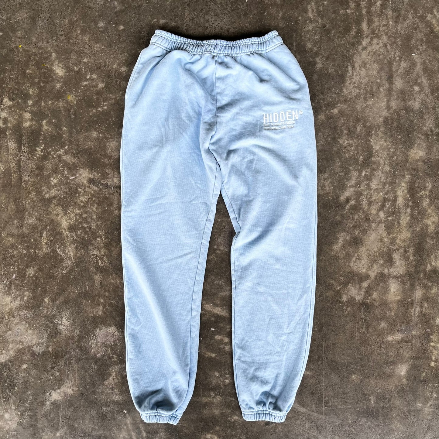 Hidden NY Sky Blue Sweatpants
