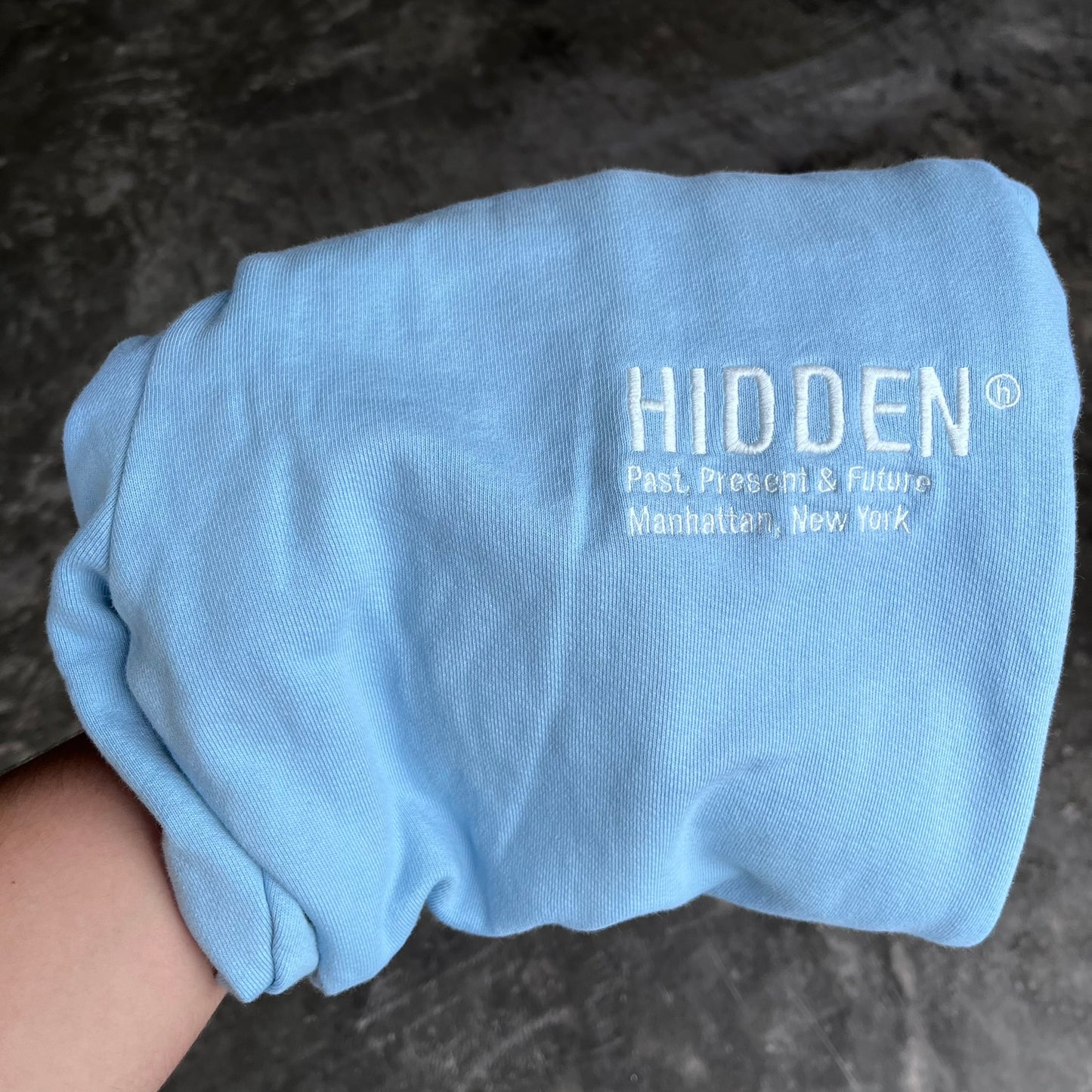 Hidden NY Sky Blue Sweatpants