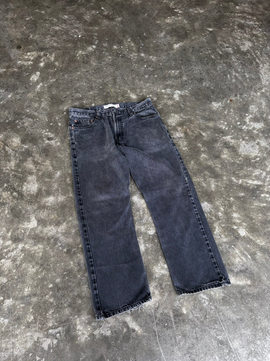 2000s Levis 505 Black Faded Jeans (11)