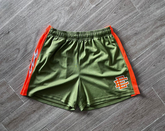 Eric Emanuel EE Shorts Green/Orange