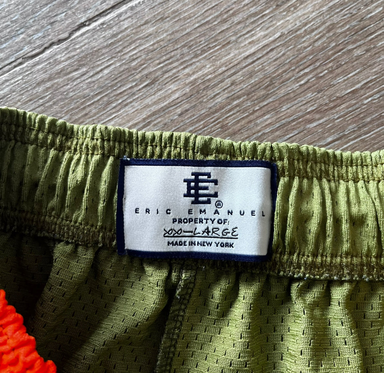 Eric Emanuel EE Shorts Green/Orange