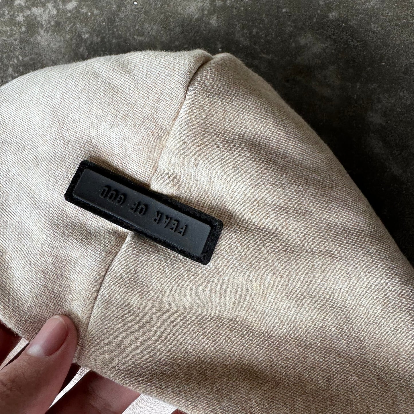 Fear Of God Essentials Fleece Sand